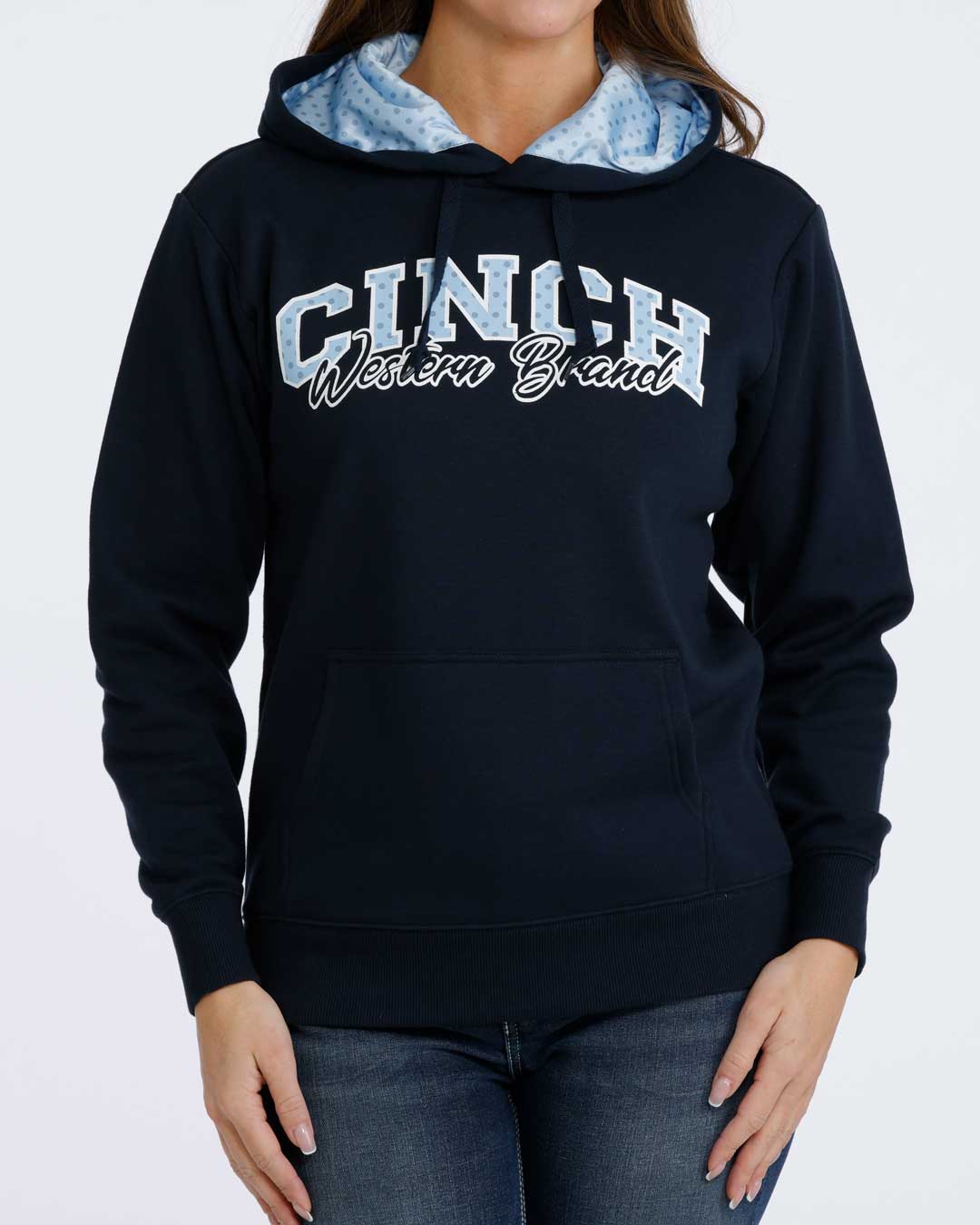 CINCH FLEECE HOODIE NAVY