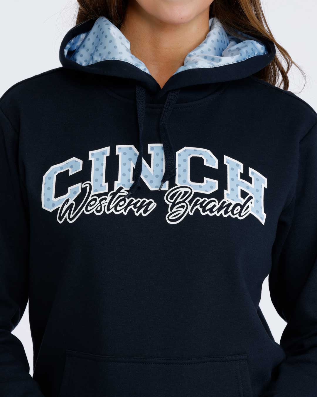 CINCH FLEECE HOODIE NAVY