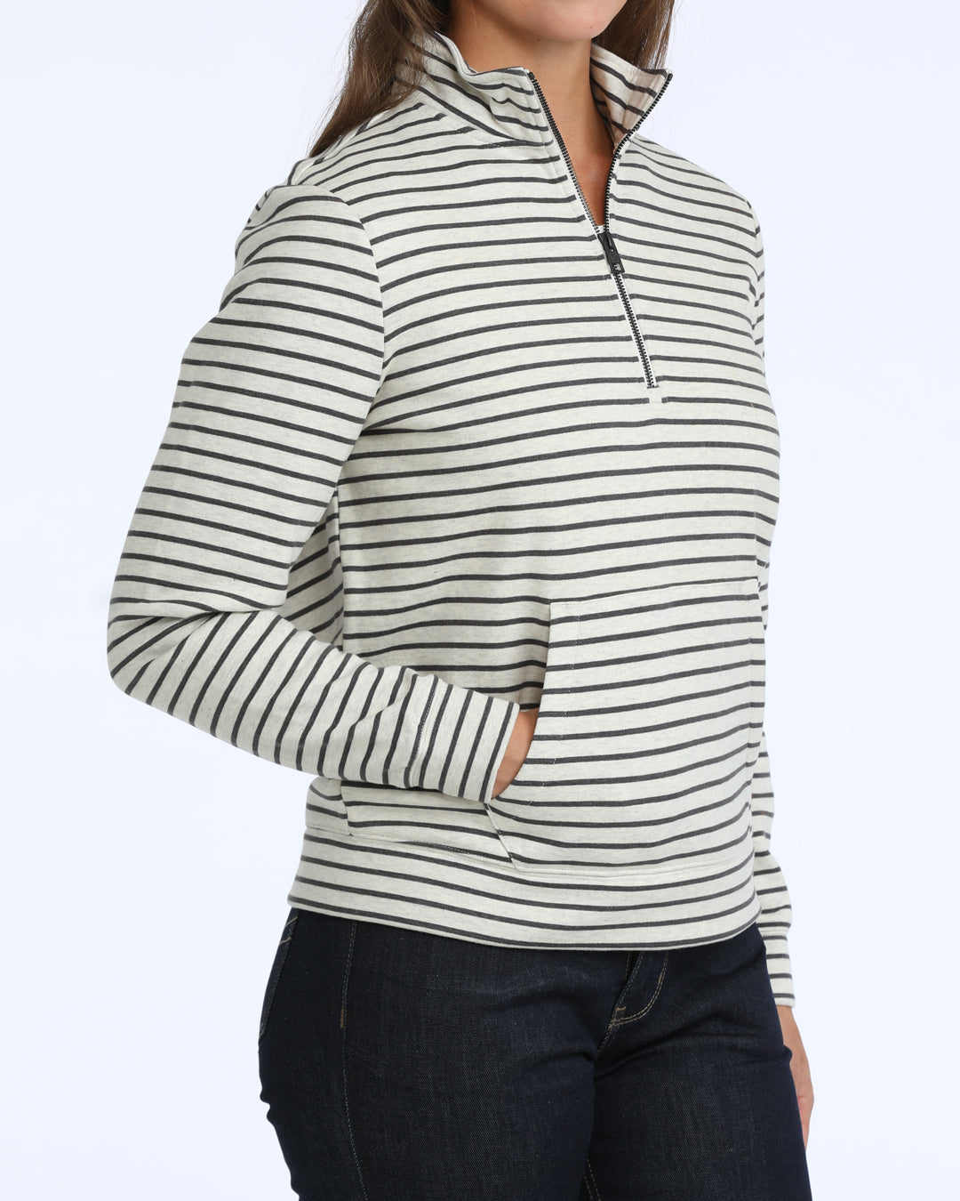 CINCH LADIES 1/4 ZIP SWEATSHIRT