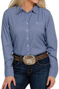 CINCH BLUE & PURUPLE BLOUSE