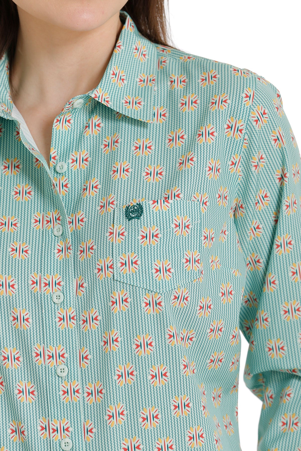 CINCH GREENISH BLOUSE