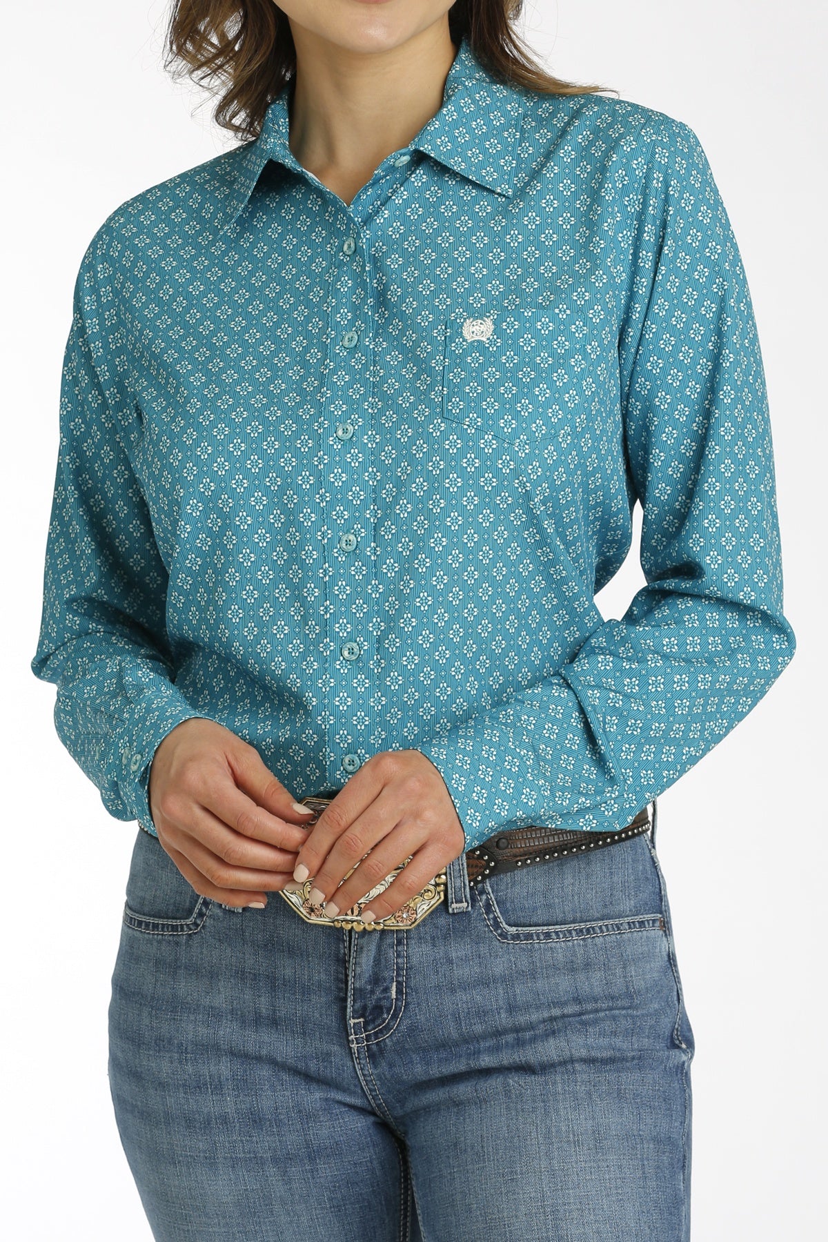 WOMENS CINCH L/S ARENAFLEX