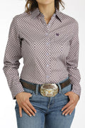 Purple triangle blouse