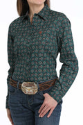 CINCH GREEN BLOUSE