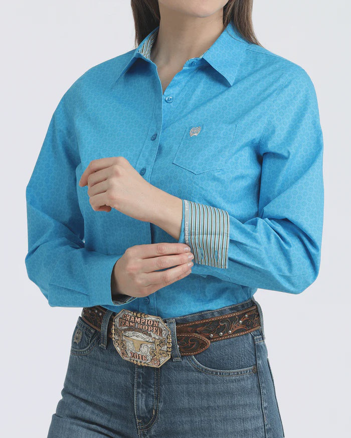 Arena Fit Button-Down Western Shirt