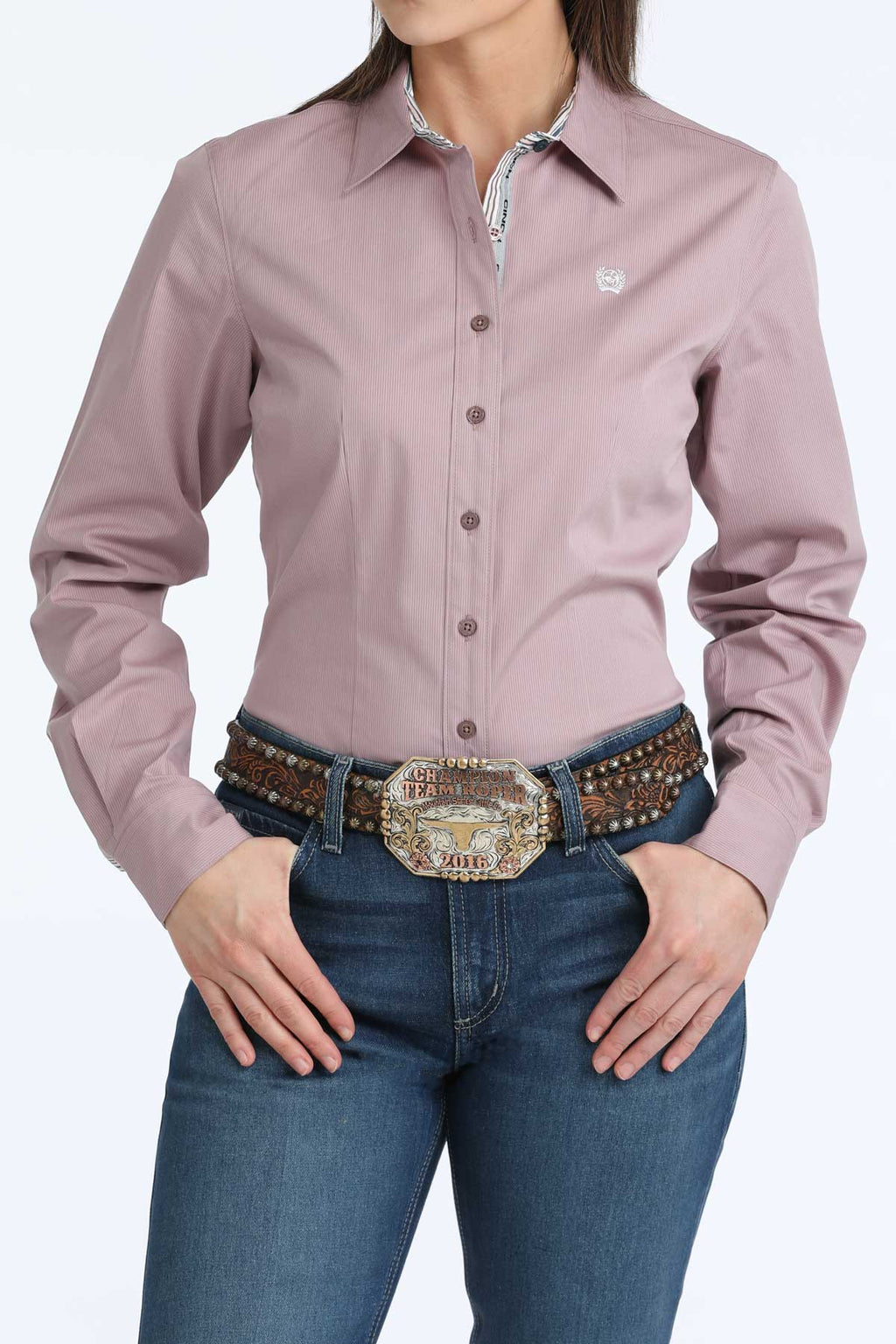 Stretch Arena Fit Button-Down Western Shirt