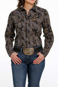 CINCH BLUE & YELLOW BLOUSE