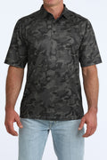 BLACK CAMO POLO
