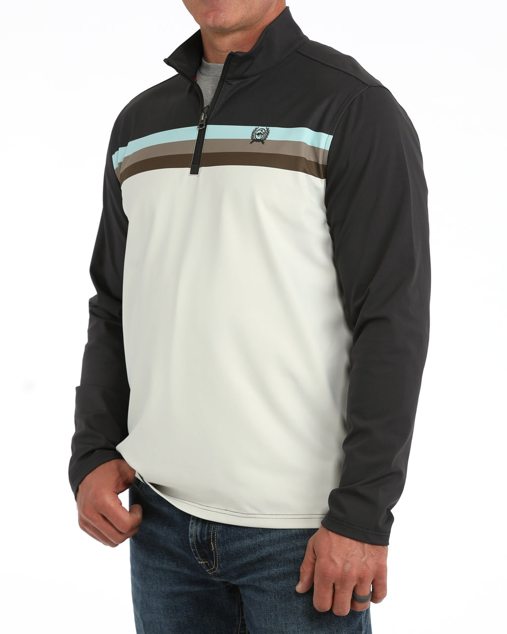 Cinch Men's 1/4 Zip Pullover — Multi