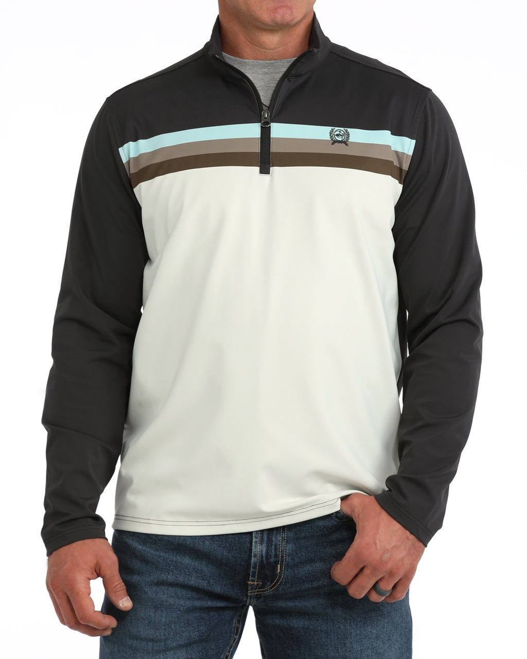 Cinch Men's 1/4 Zip Pullover — Multi