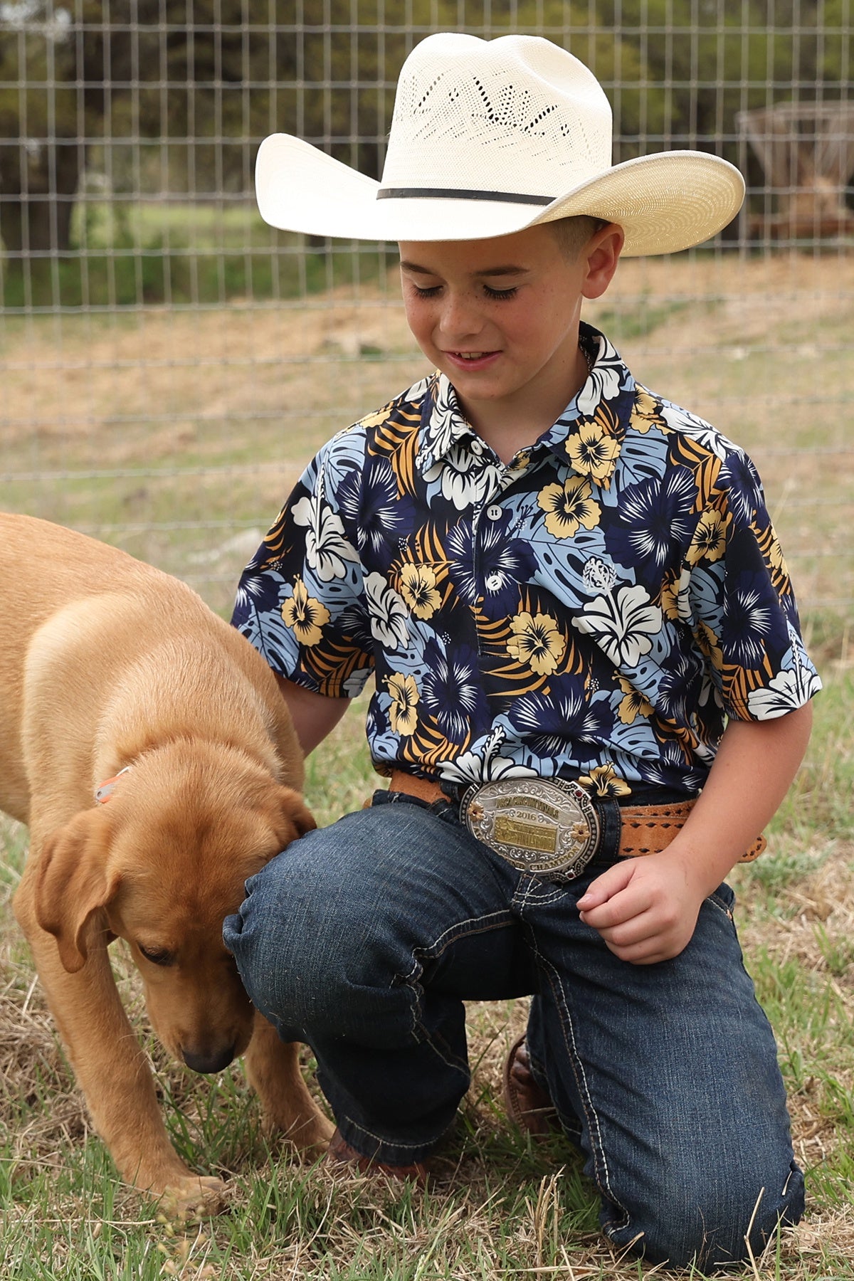 BOYS CINCH POLO MUL