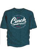 CINCH BLUE HEATHER T-SHIRT