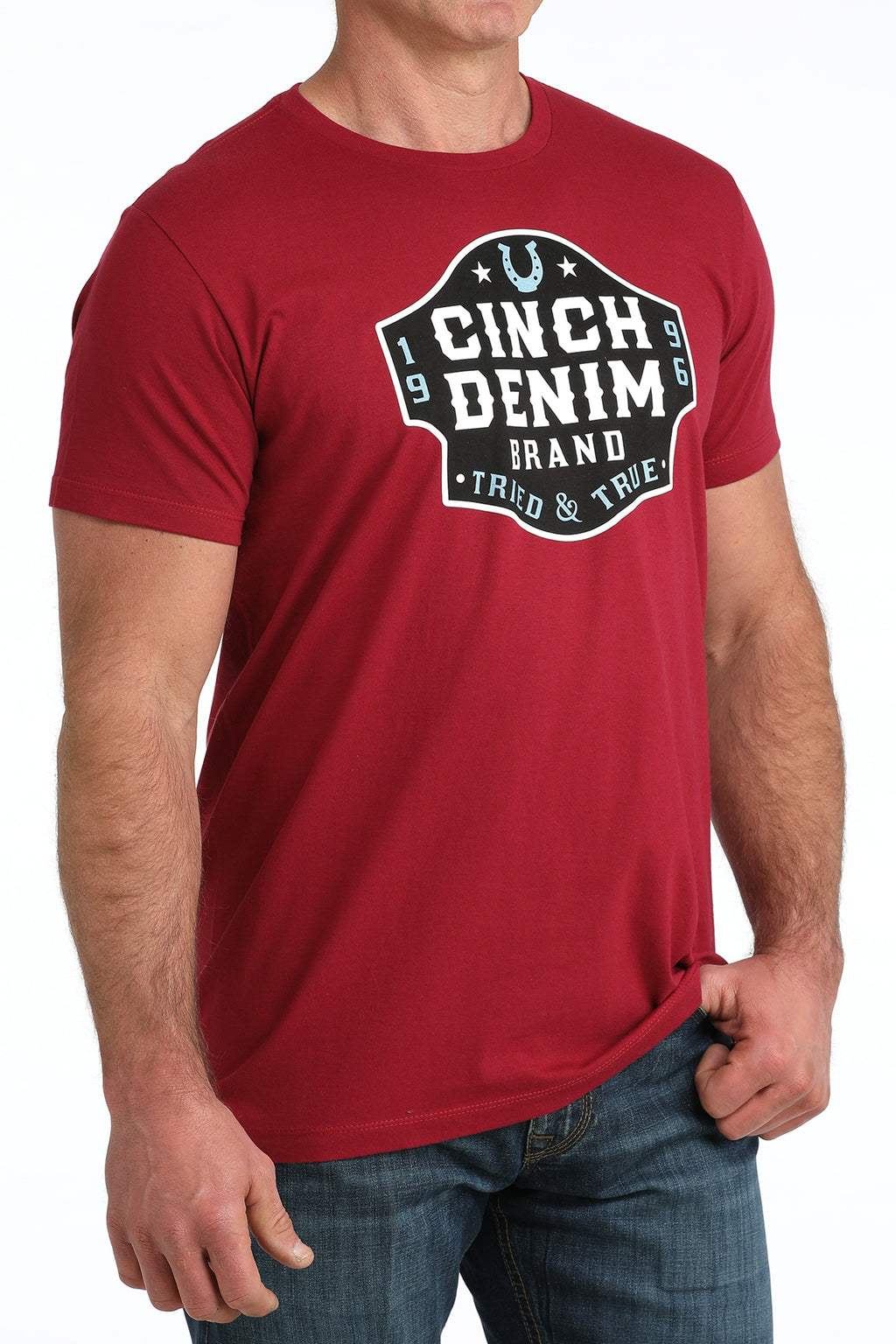 CINCH T-SHIRT RED CINCH