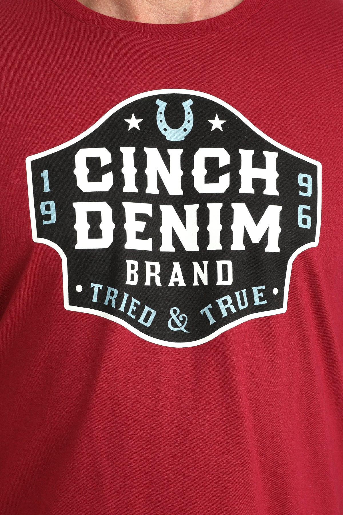 CINCH T-SHIRT RED CINCH