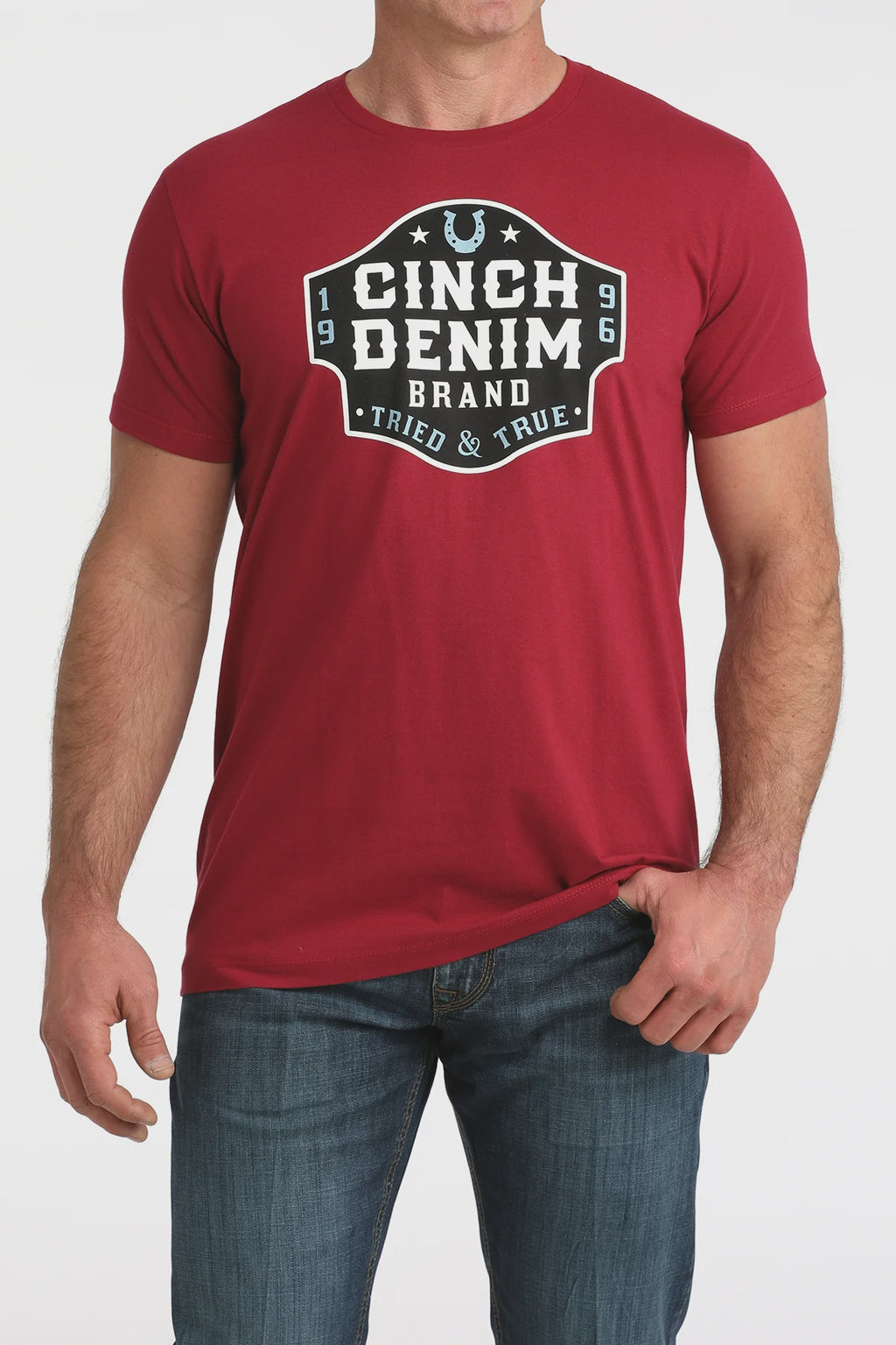 CINCH T-SHIRT RED CINCH