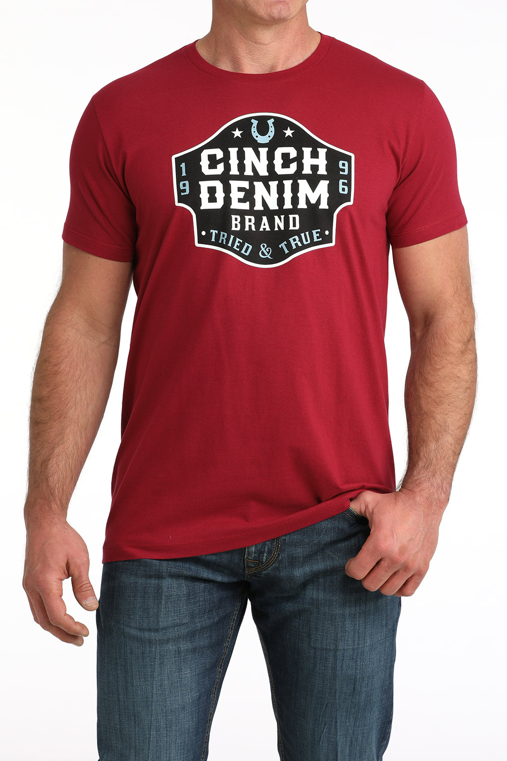 CINCH T-SHIRT RED CINCH