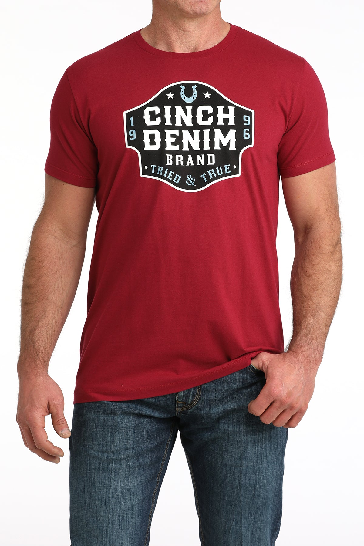 CINCH T-SHIRT RED CINCH