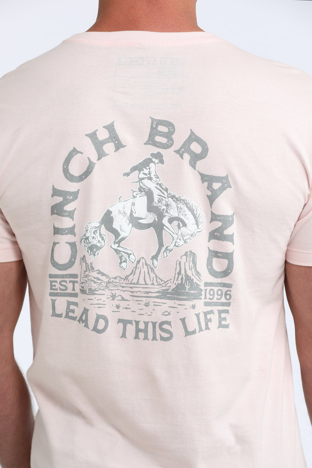 SOLID MENS PINK TEE