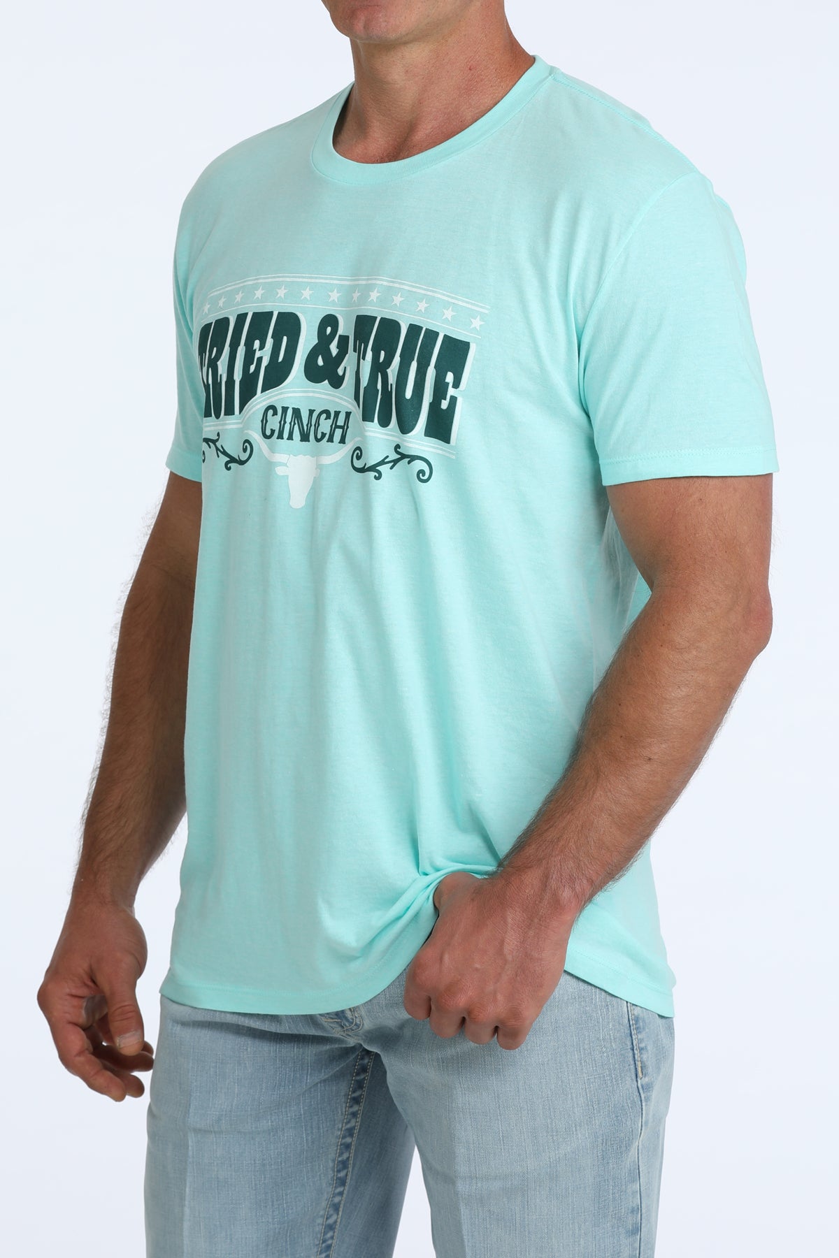 TEAL TRIDE AND TRUE T-SHIRT