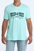 TEAL TRIDE AND TRUE T-SHIRT