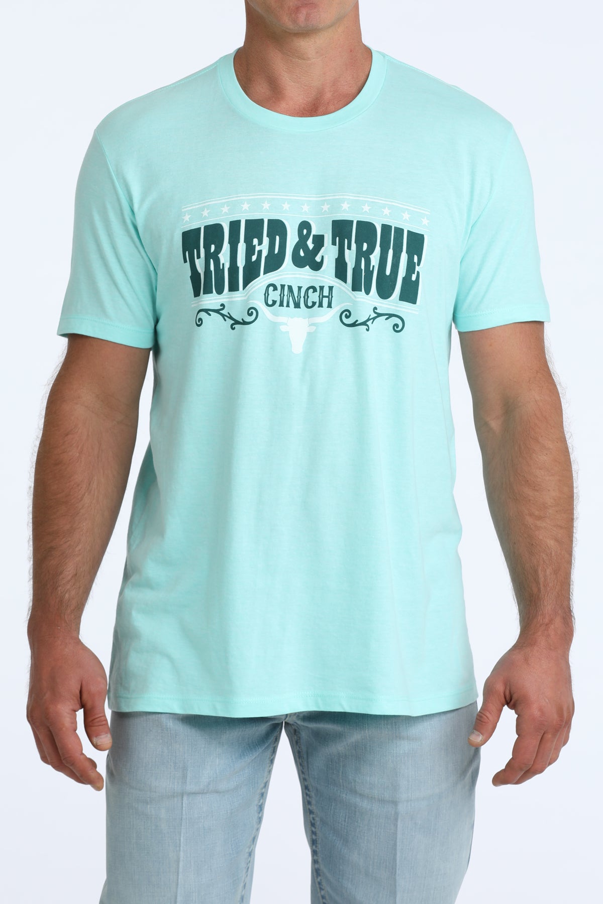 TEAL TRIDE AND TRUE T-SHIRT