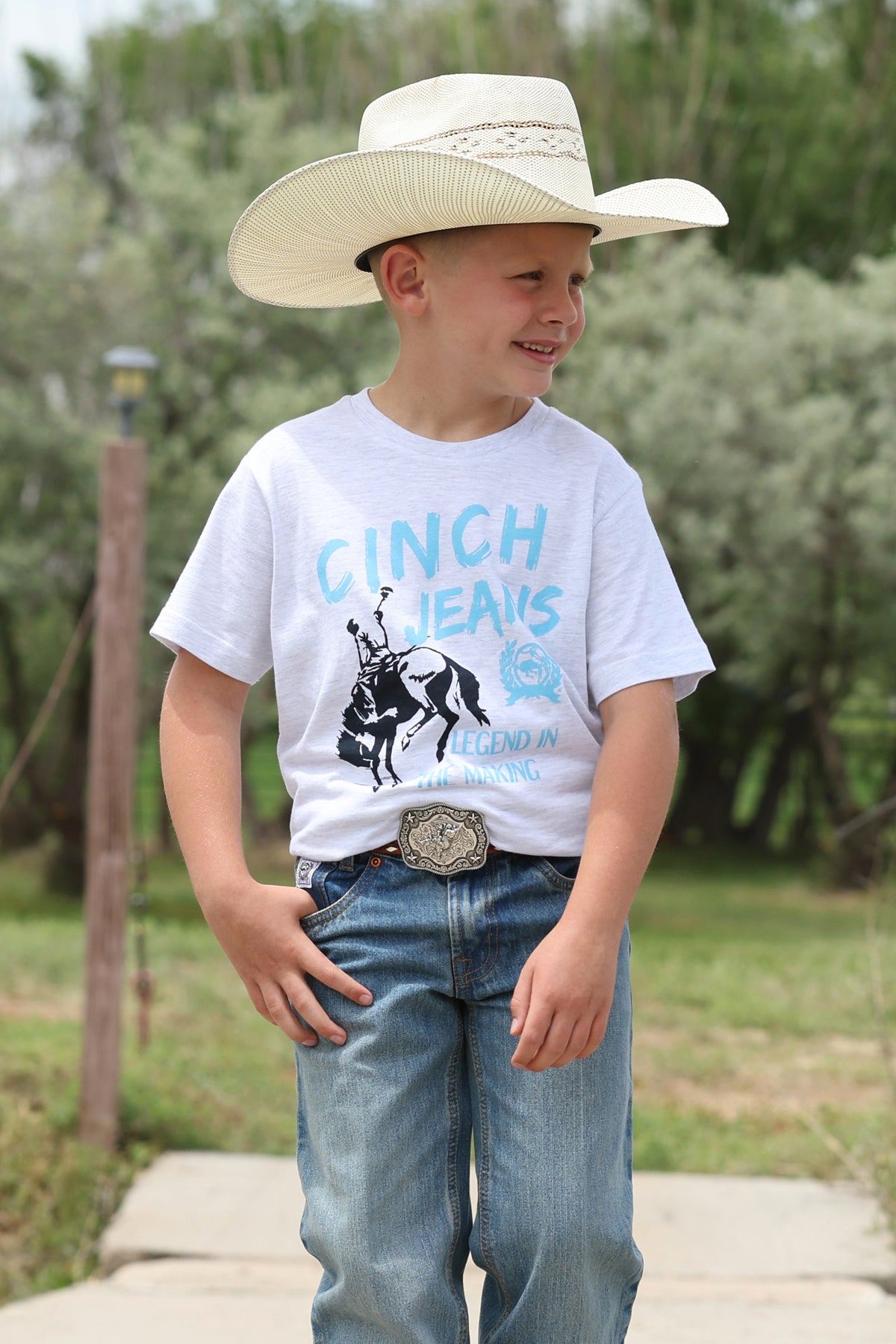 CINCH GREY T-SHIRT CINCH