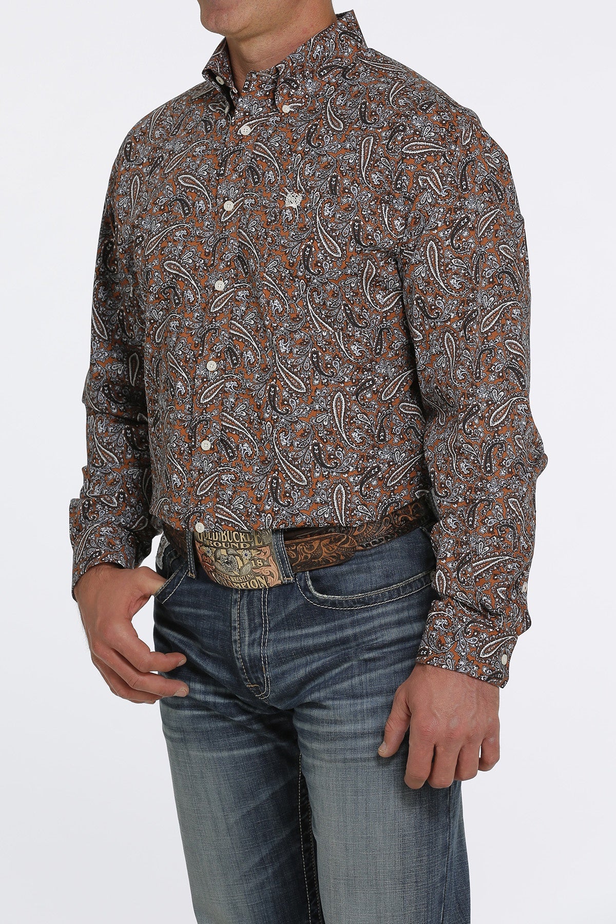 CINCH FLORAL ORANGE PAISLEY