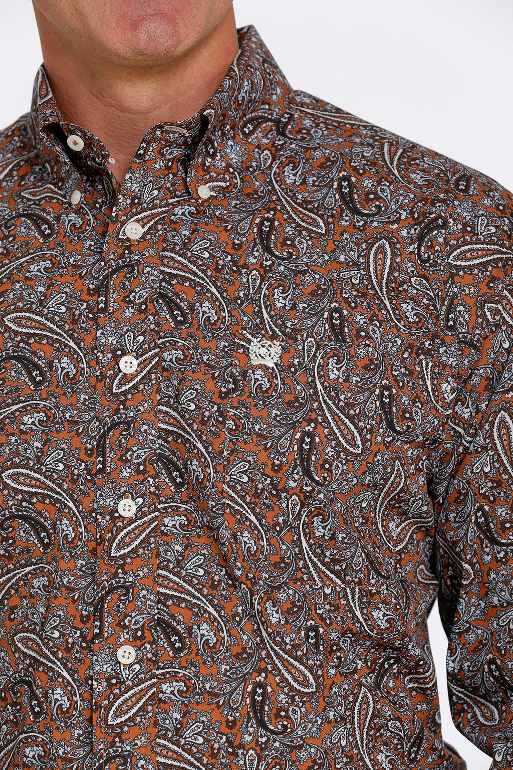 CINCH FLORAL ORANGE PAISLEY