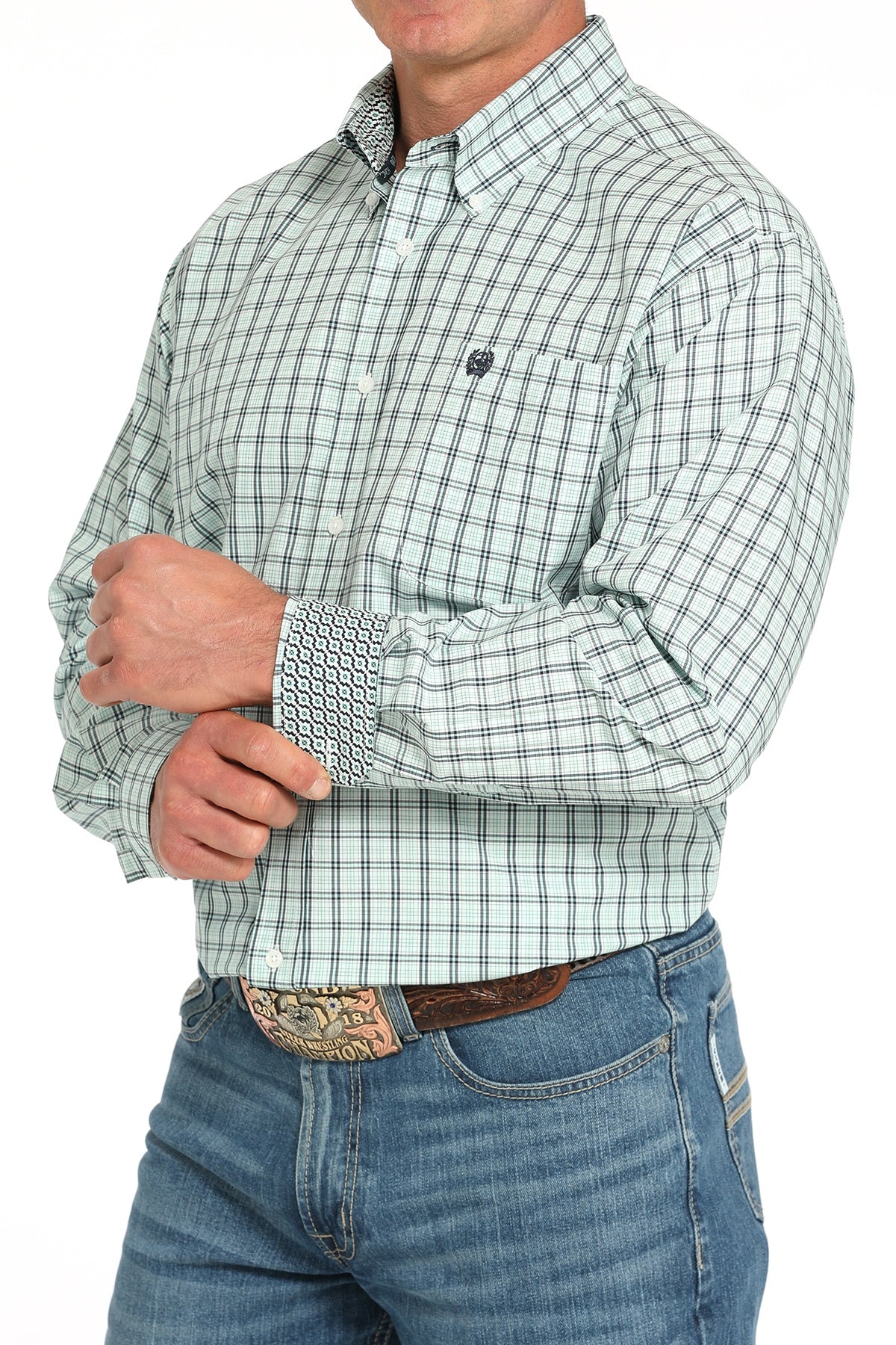 CINCH MENS L/S PLAID