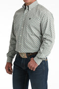 CINCH CREAM BLUE CIRCLE LONG SLEEVE