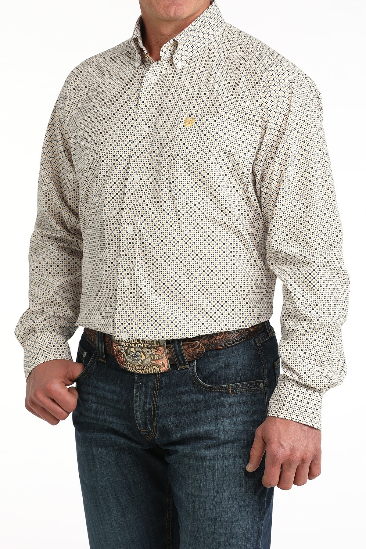 CINCH BLUE AND GOLD STAR