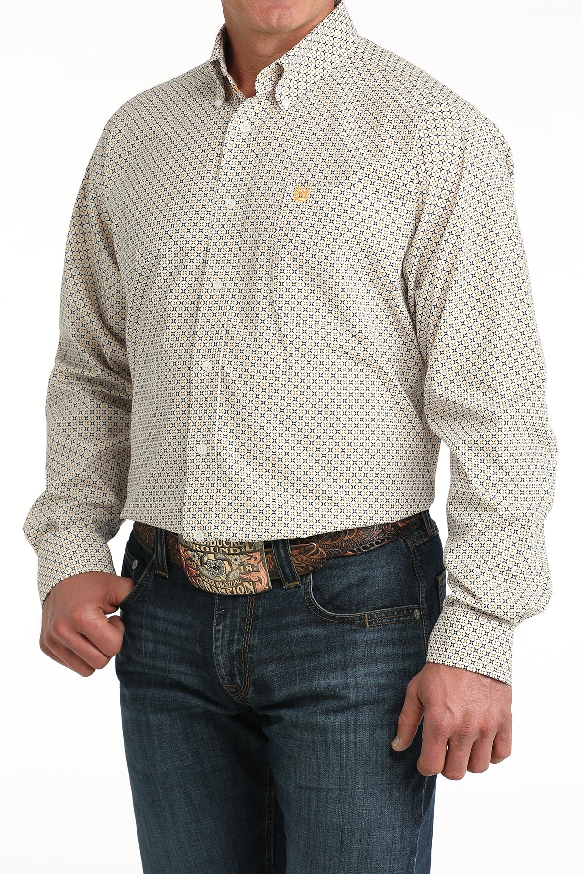 CINCH BLUE AND GOLD STAR
