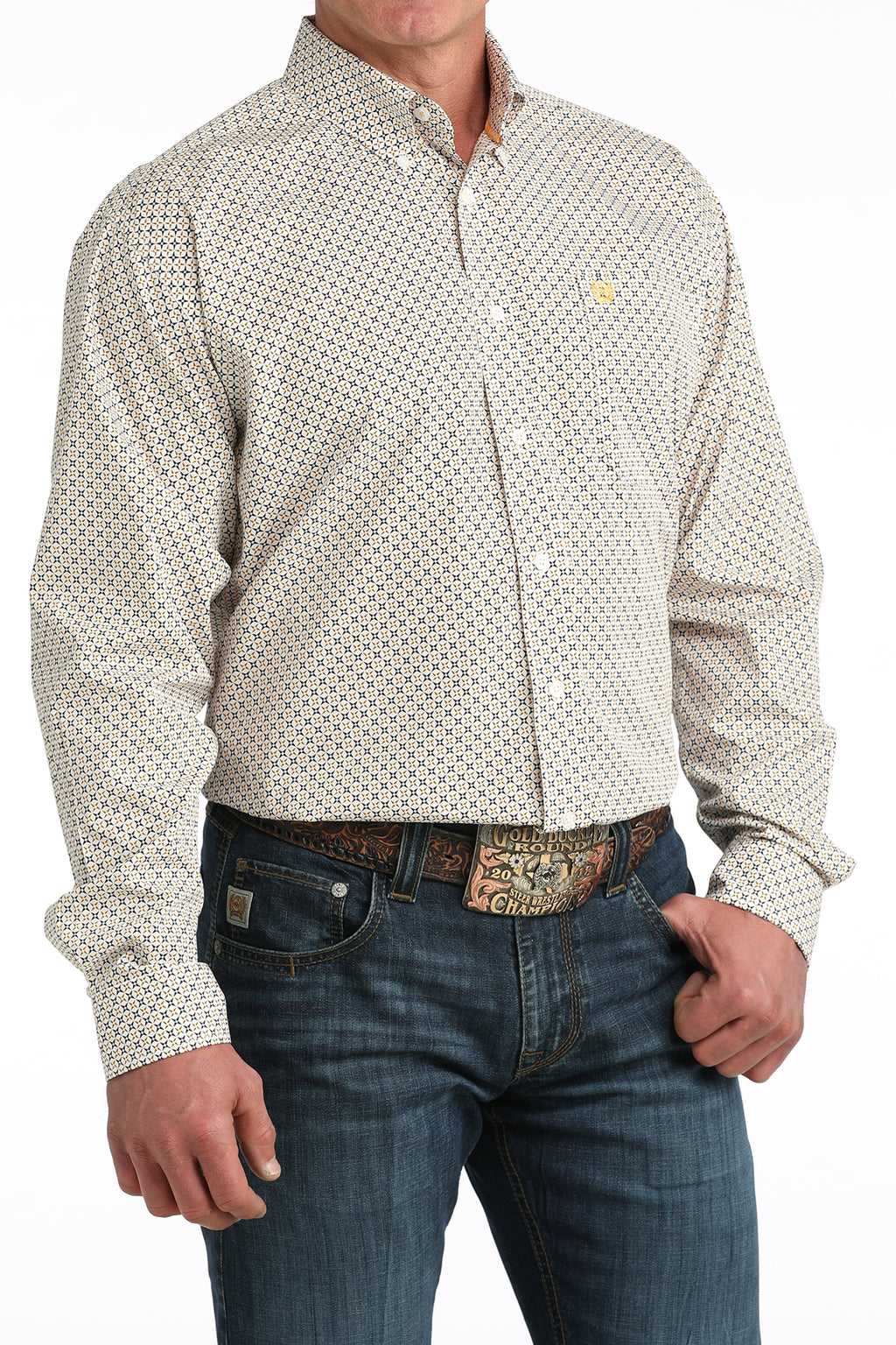 CINCH BLUE AND GOLD STAR