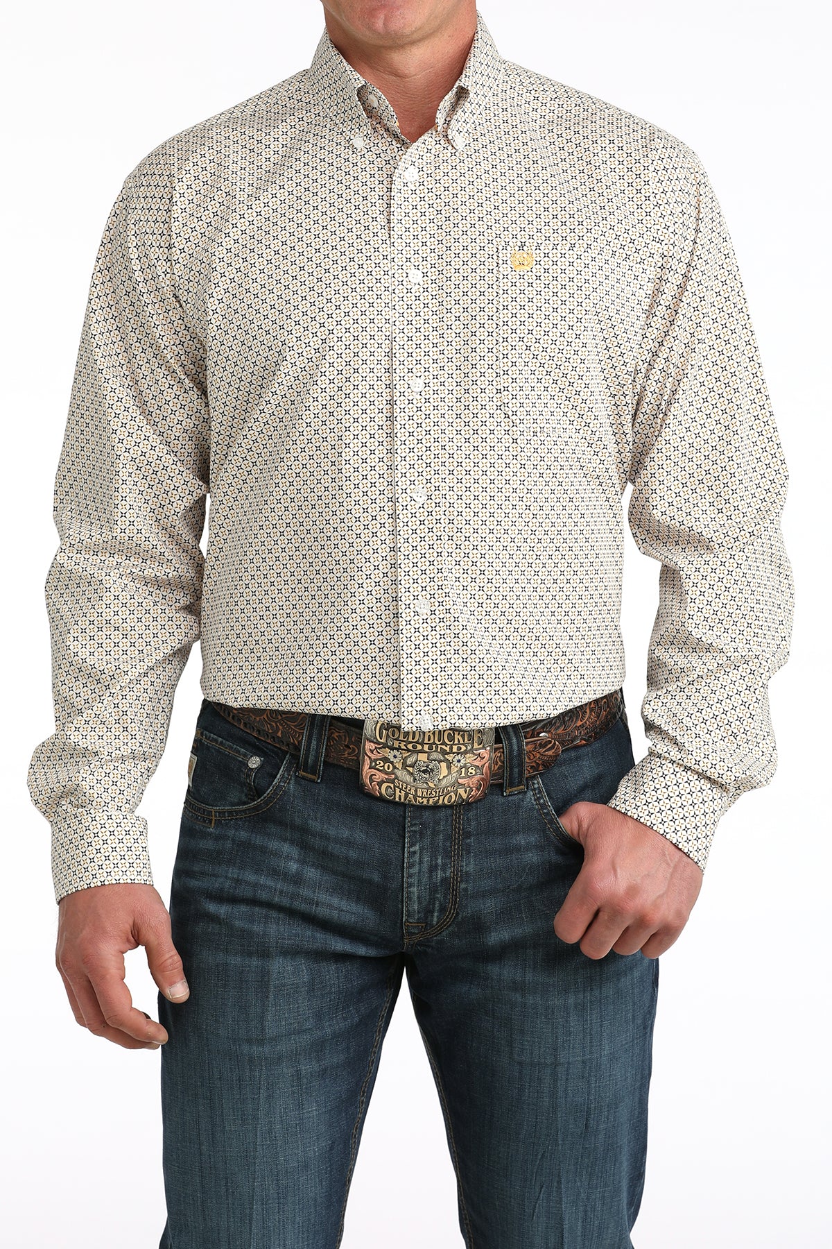CINCH BLUE AND GOLD STAR