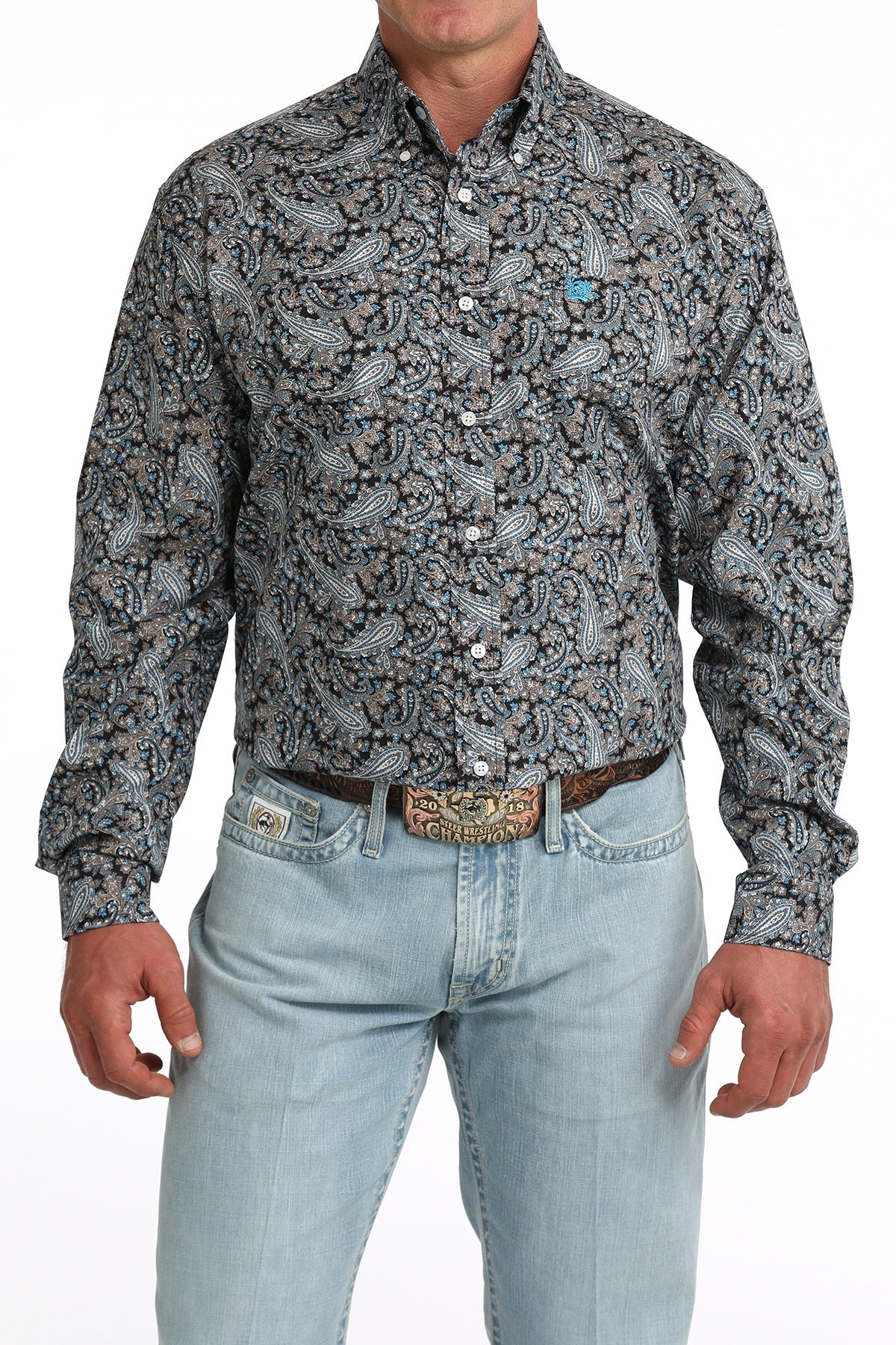 CINCH BLACK PASLEY MENS L/S