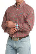 CINCH ORGANGE PATTERN SHIRT