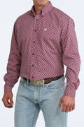 MENS CINCH PURPLE PATTERN