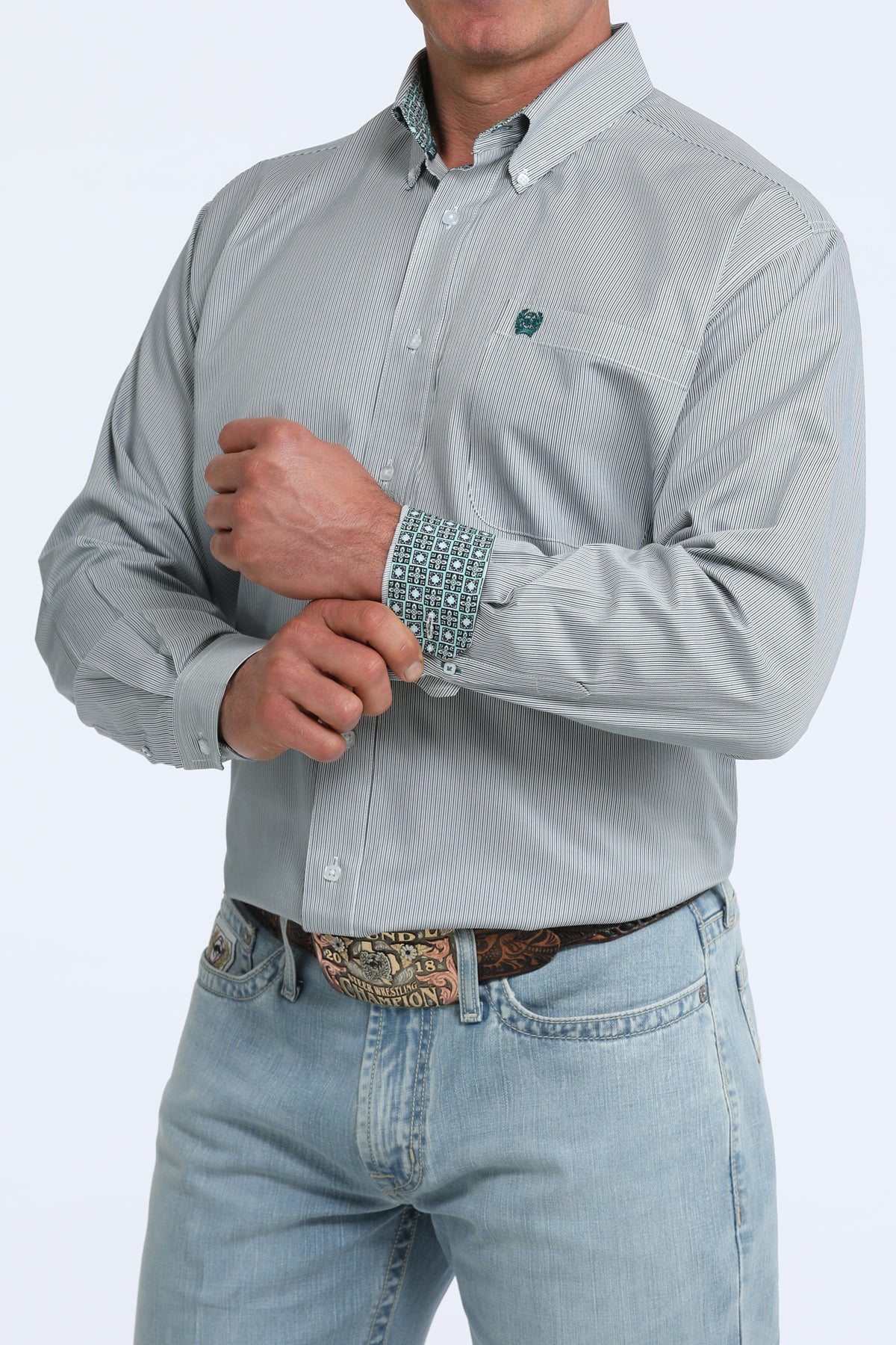 TENCEL STRIPE SHIRT