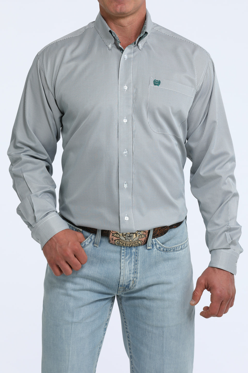 TENCEL STRIPE SHIRT