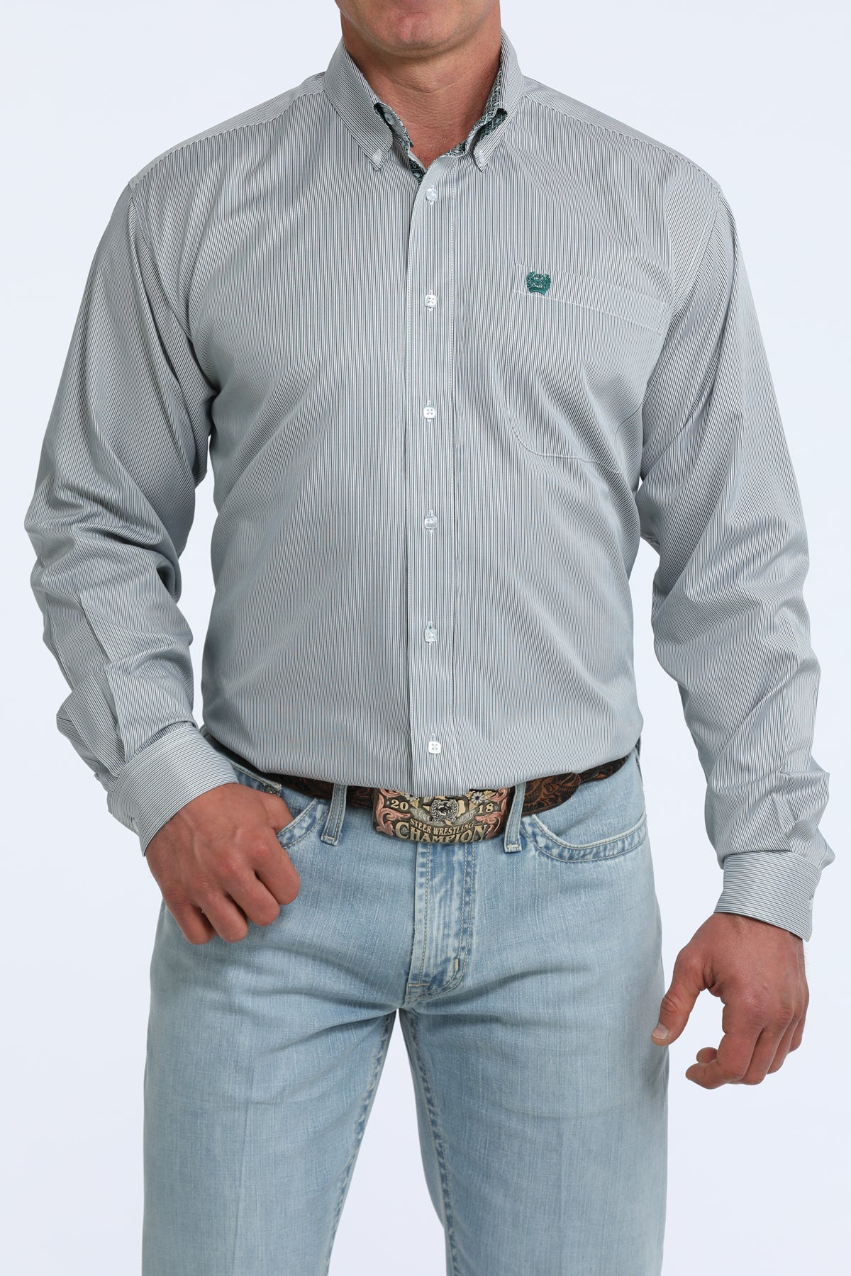 TENCEL STRIPE SHIRT