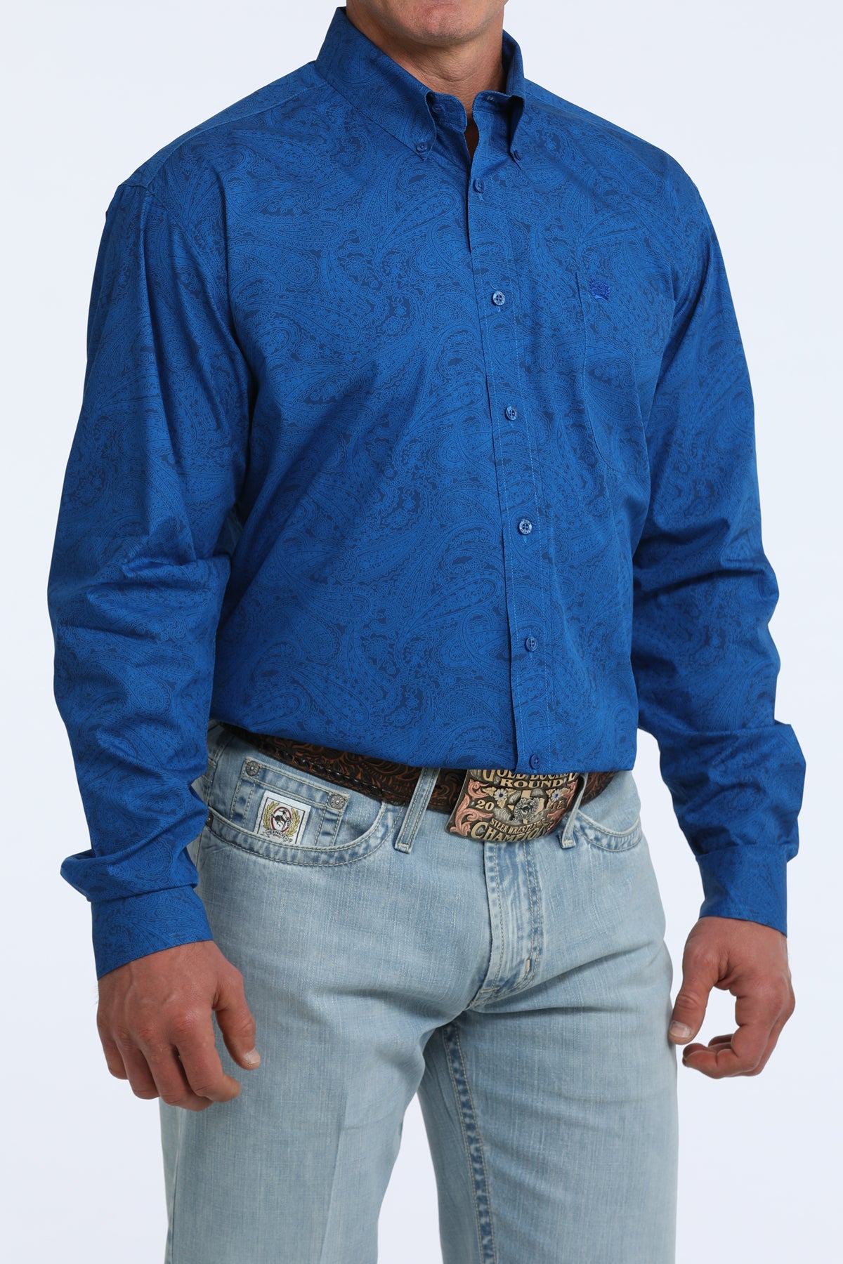 ROYAL BLUE PASLEY SHIRT