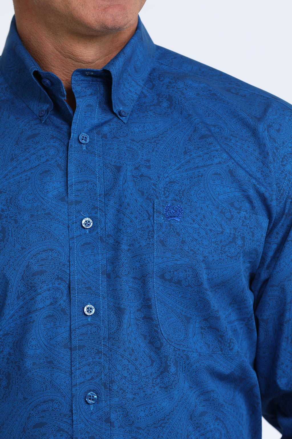 ROYAL BLUE PASLEY SHIRT