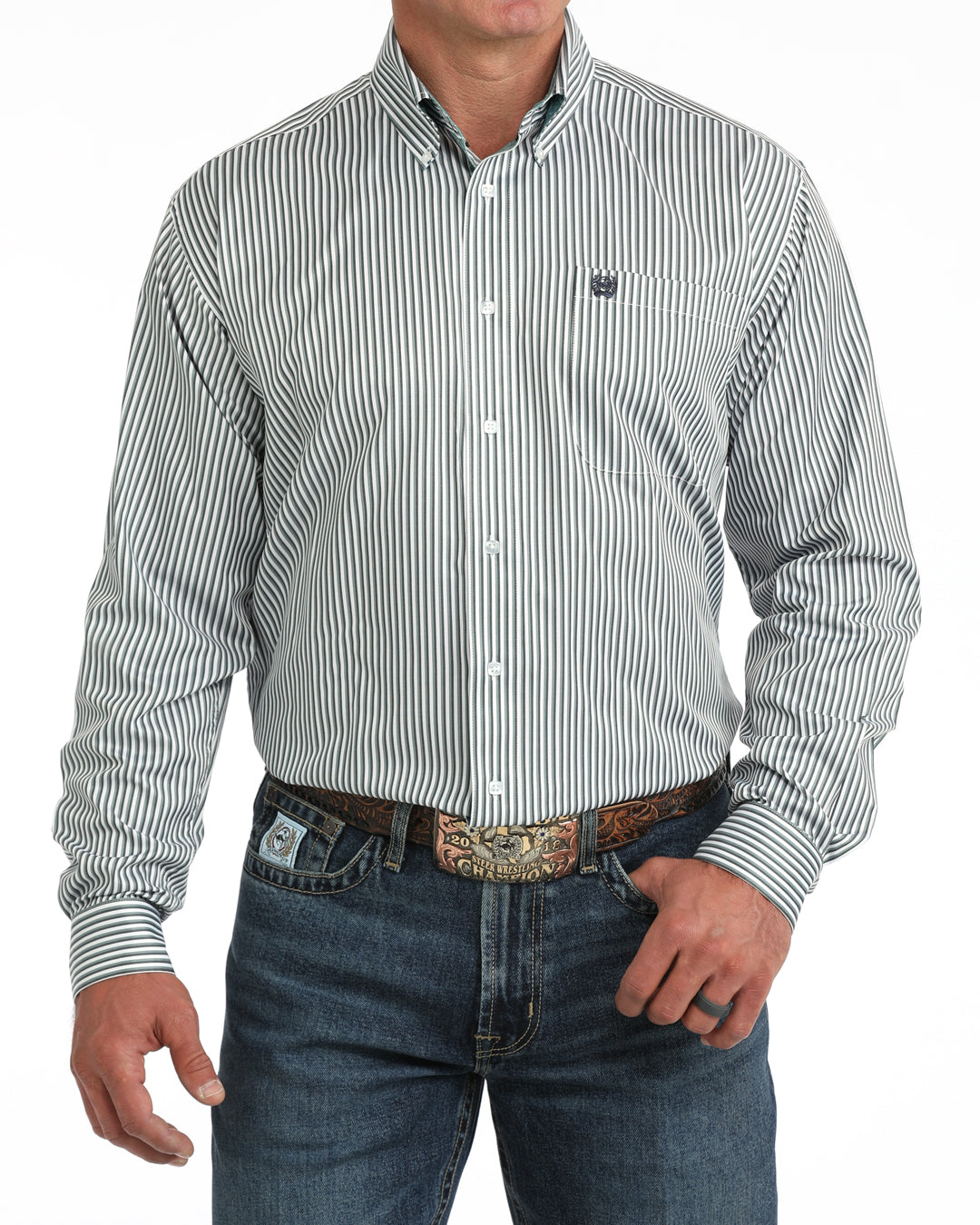 Men’s TENCEL™ Classic Fit Button-Down Western Shirt