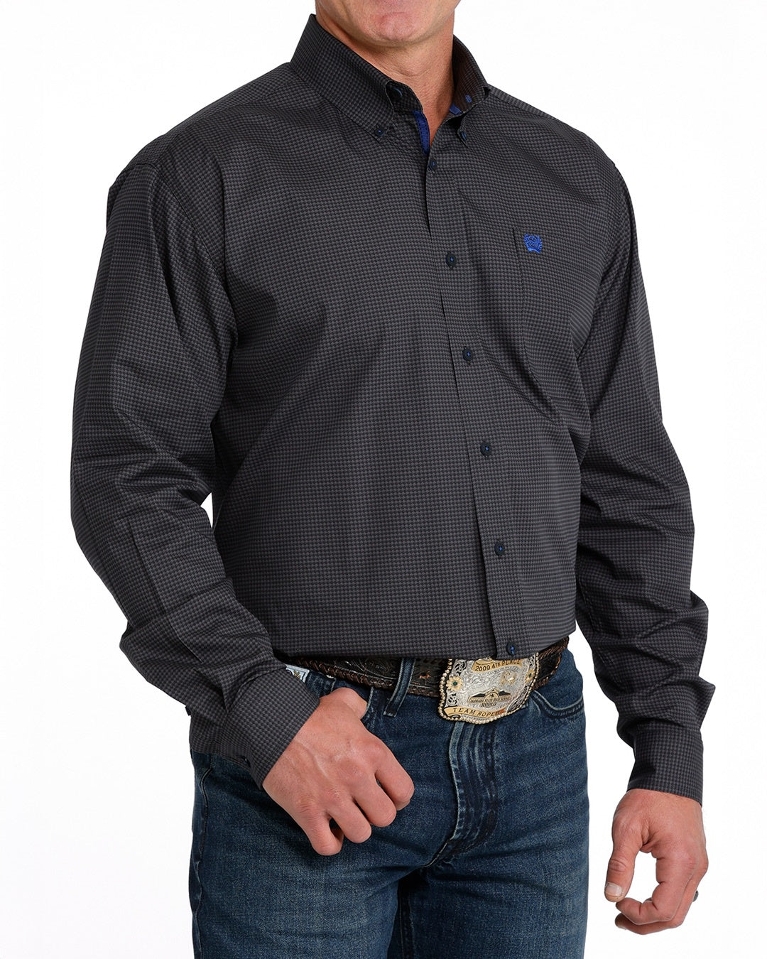 CINCH BLACK CHRACOAL PATTERN PRINT