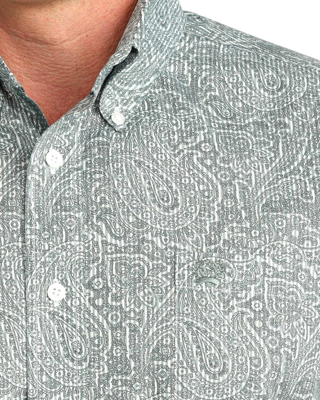 GREY STRIPE PAISLEY