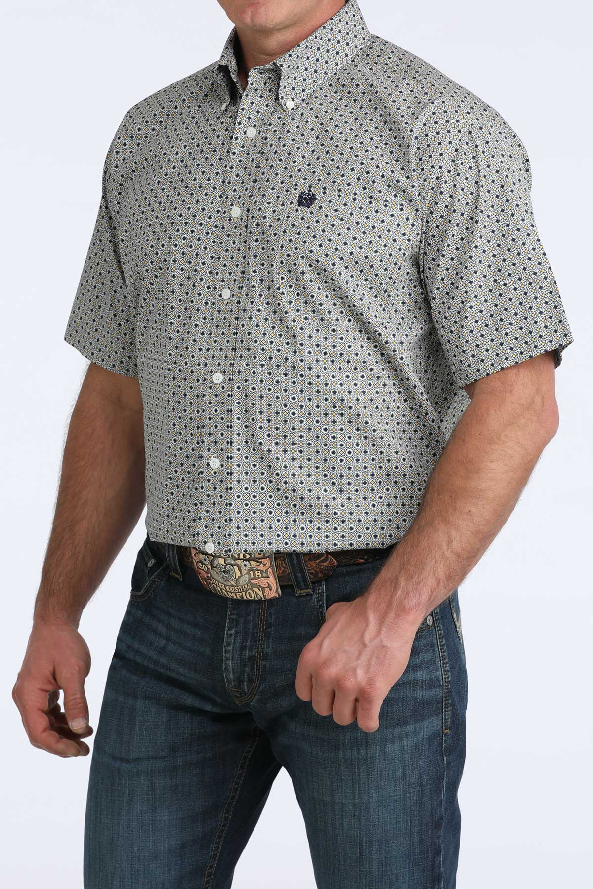 CINCH SHORTL SLEEVE GREY