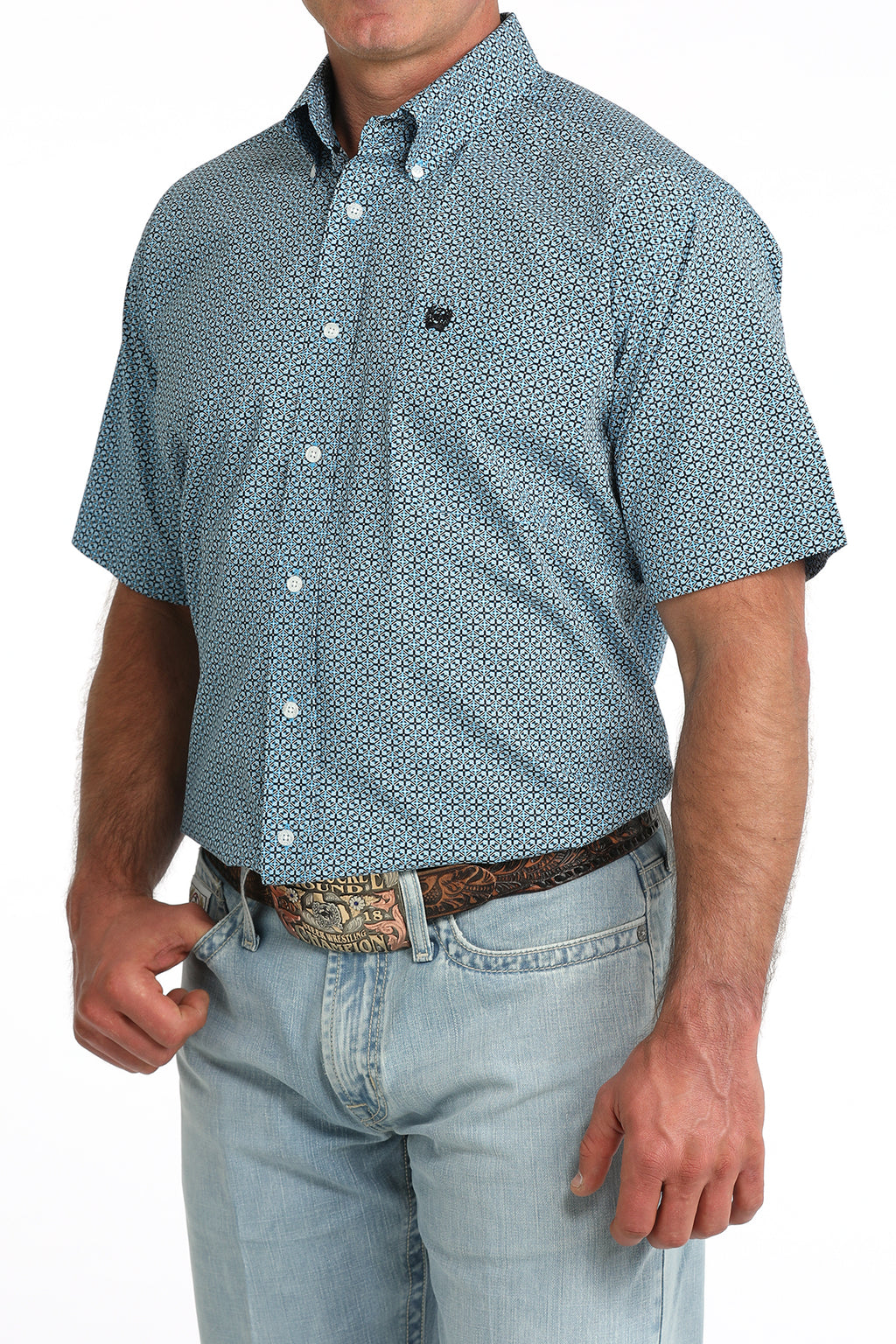 CINCH BLUE SHORT SLEEVE