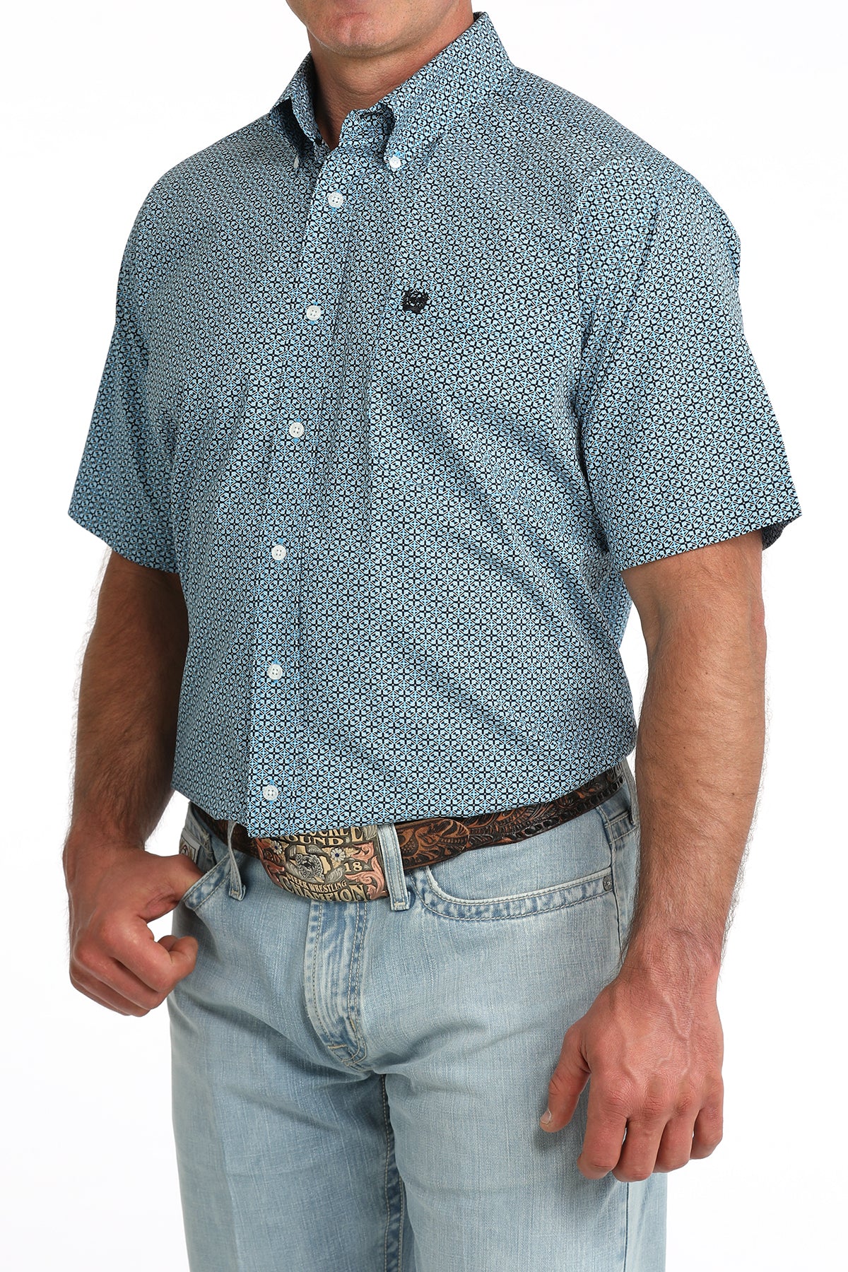 CINCH BLUE SHORT SLEEVE
