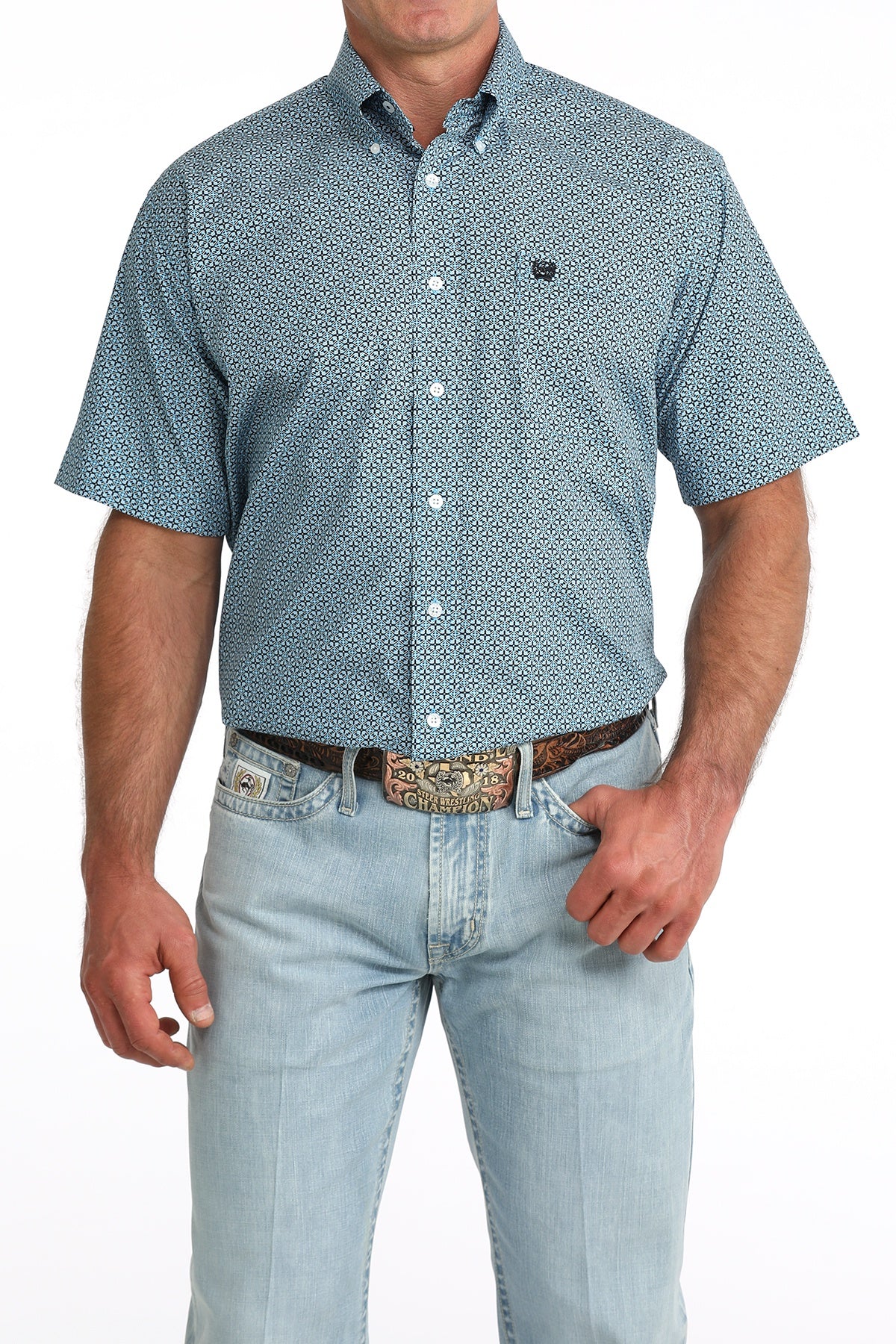 CINCH BLUE SHORT SLEEVE
