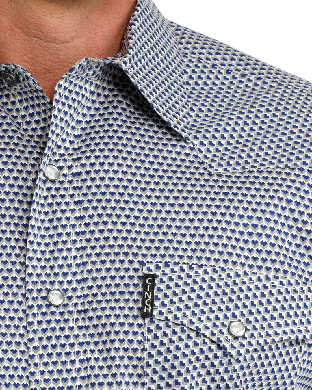 CINCH BLUE HEART PATTERN